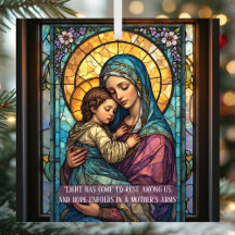 Himmlische Madonna und Kind katholischer Weihnacht