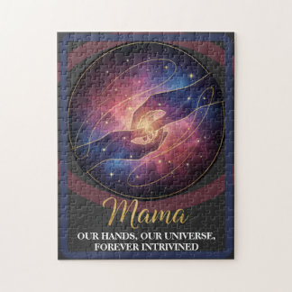 Himmlische Mama-Hände Galaxie Universum