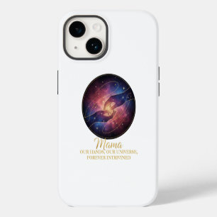 Himmlische Mama-Hände Galaxie Universum iPhone 14 Hülle