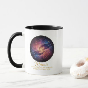 Himmlische Mama-Hände Galaxie Universum Tasse