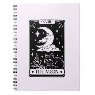 Himmlische Mond Tarotkarte Notizblock