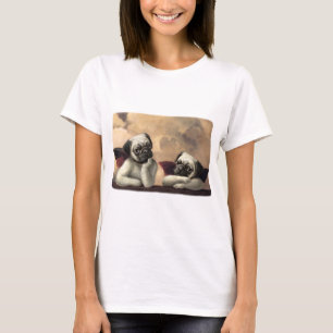 Himmlische Mops-Engel-Geschenk-Einzelteile T-Shirt