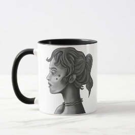 Himmlische Muse Künstlerischer Kaffeebecher Tasse