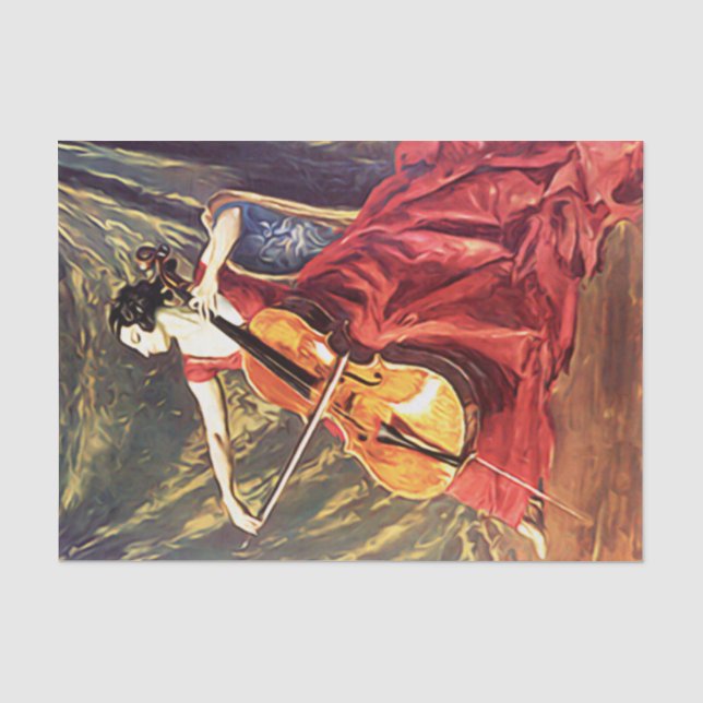 Himmlische Musik Seidenpapier (Vorderseite)