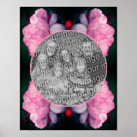 Himmlische Rosa Blume Erstellen Sie Ihr eigenes Fo