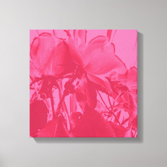 Himmlische Rose Canvas Print Leinwanddruck (Vorderseite)