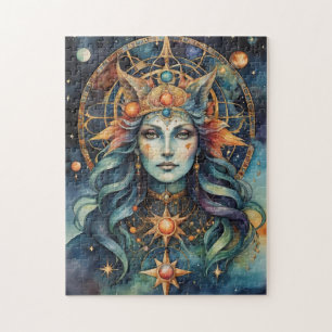 Himmlische Sternengöttin Mystische Alchemie