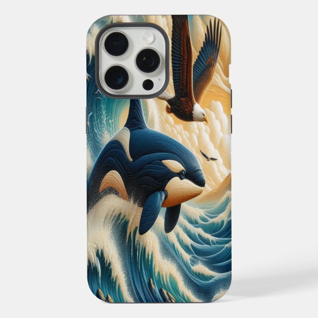Himmlische Symphonie iPhone 15 Pro Max Hülle (Rückseite)
