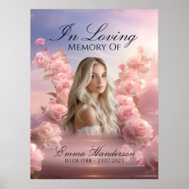 Himmlische Treppenmesse Willkommensschild Poster