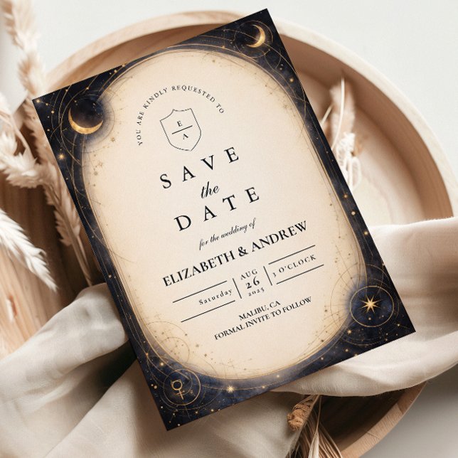 Himmlische Vintage-Hochzeit Save The Date (Von Creator hochgeladen)