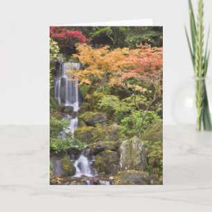 Himmlische Wasserfälle und Herbstfarben Karte