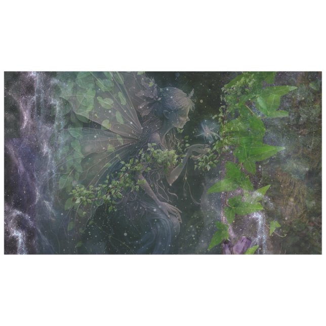 "Himmlische Weltraumfee"  Tischdecke (Vorderseite (Horizontal))