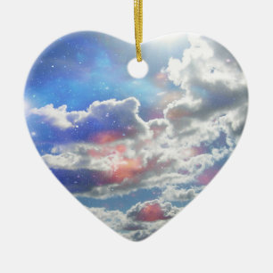 Himmlische Wolken-Verzierung Keramikornament