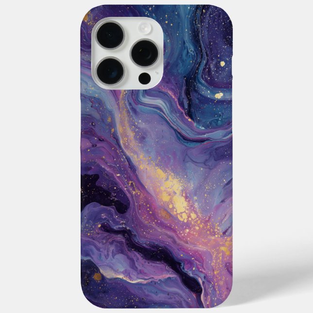 Himmlischer Amethystwirbel Case-Mate iPhone Hülle (Rückseite)