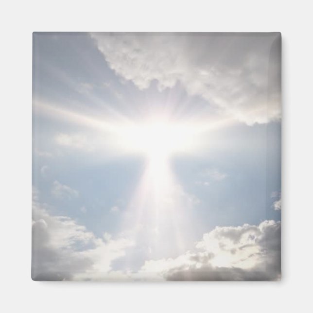 Himmlischer angelsächsischer Himmel Magnet (Vorne)