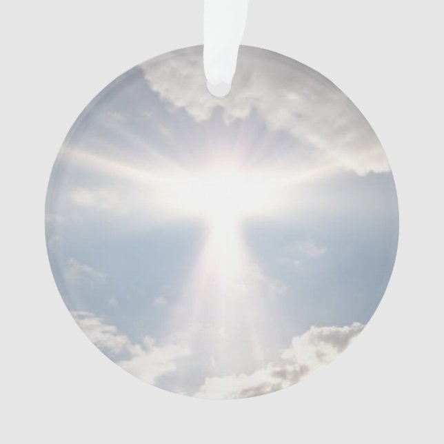 Himmlischer angelsächsischer Himmel Ornament (Vorderseite)