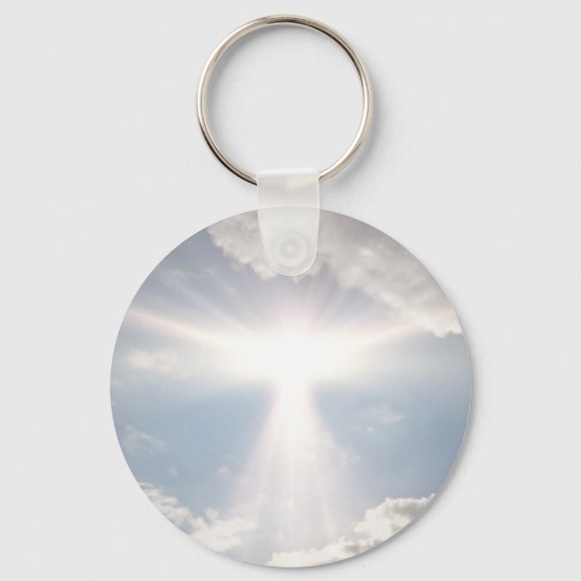 Himmlischer angelsächsischer Himmel Schlüsselanhänger (Vorderseite)
