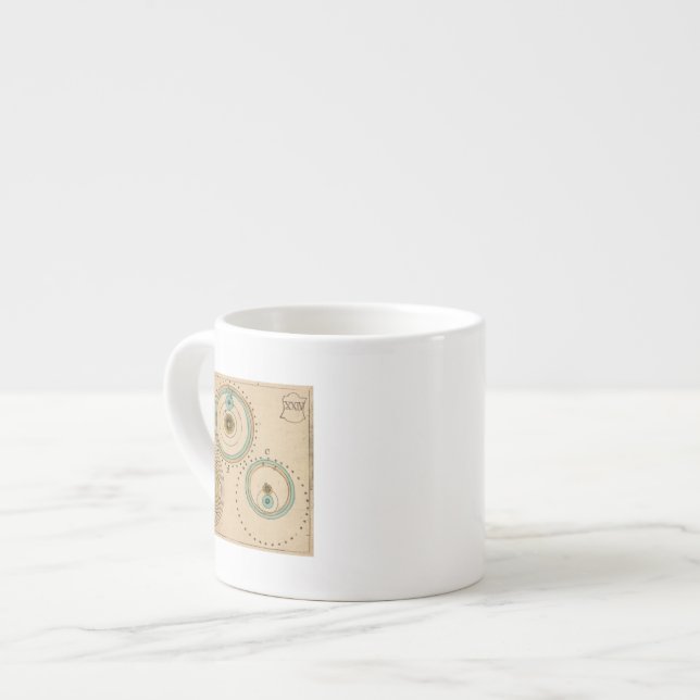 Himmlischer Atlas 6 Espressotasse (Vorderseite Links)