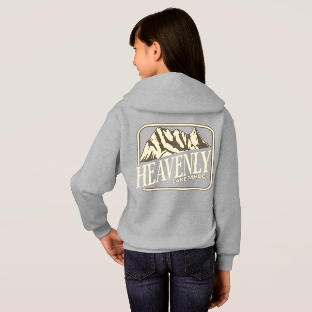 Himmlischer Bergsee Tahoe California Nevada Hoodie (Schwarz voll)