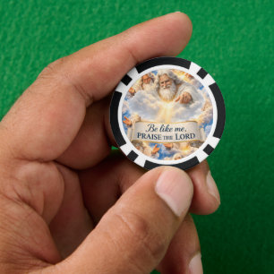 Himmlischer christlicher Pokerchip Pokerchips