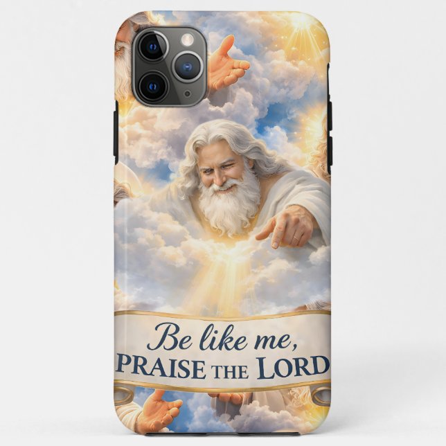 Himmlischer christlicher Telefon Case-Mate iPhone Hülle (Rückseite)