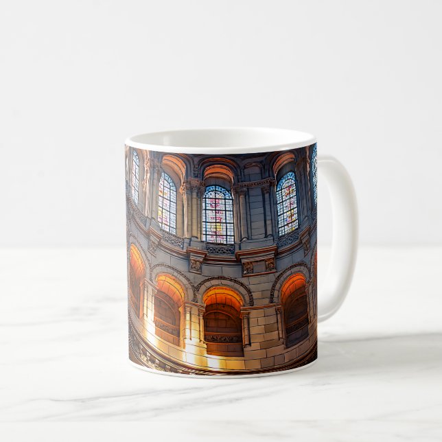 Himmlischer Dome-Glow Kaffeetasse (VorderseiteRechts)