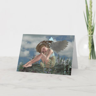 Himmlischer Engel - Gruß-Karte Karte