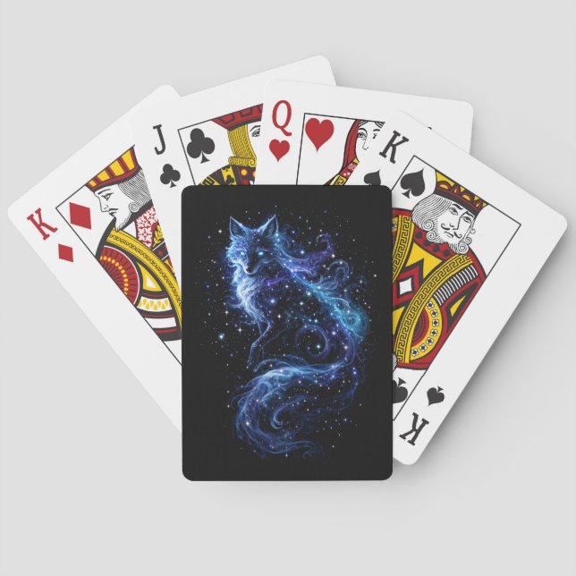 Himmlischer Fuchsgeist Spielkarten (Rückseite)