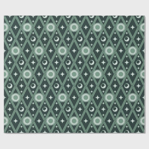 Himmlischer Harlekin Fett (Kosmisches Nebel) Geschenkpapier