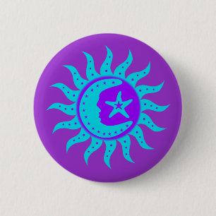 Himmlischer Harmonie-Knopf Button