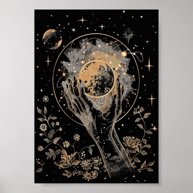 Himmlischer Hexengarten Poster (Vorne)