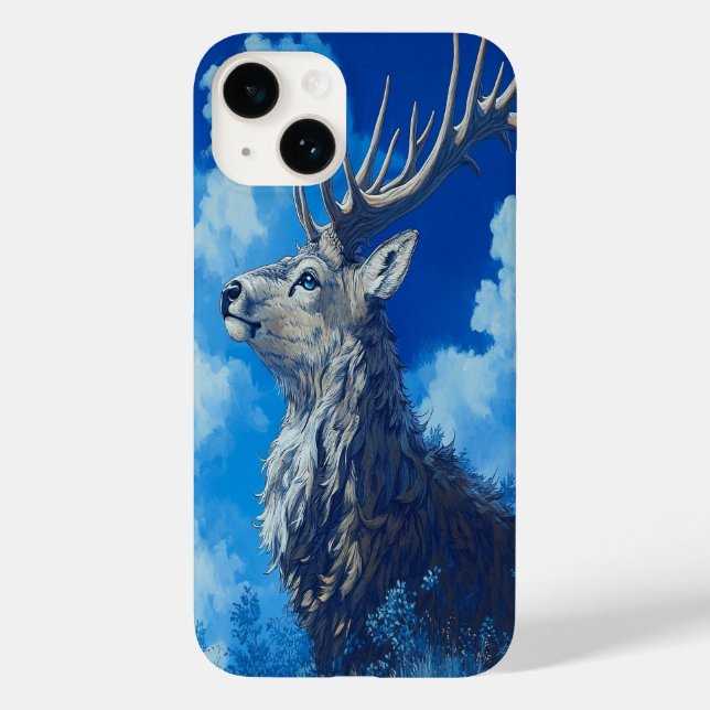 🦌 Himmlischer Hirsch Case-Mate iPhone 14 Hülle (Rückseite)