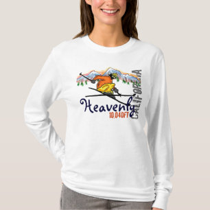 Himmlischer Höhenmesser Kalifornien T-Shirt