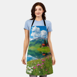 Himmlischer Horizont - Bergsicht Schürze