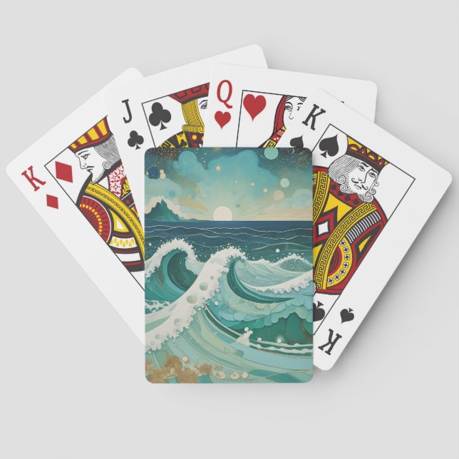 Himmlischer Kamm Spielkarten (Rückseite)