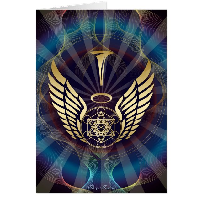Himmlischer Merkaba-Metatron Würfel (Vorne)