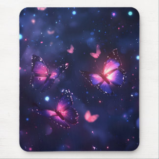 Himmlischer Nachtfaltergarten Mousepad