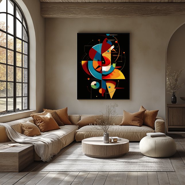 Himmlischer Rhythmus – Abstrakte geometrische Bewe Poster (Von Creator hochgeladen)