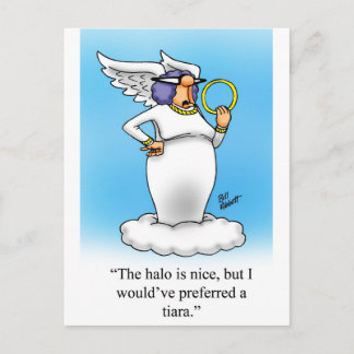 Himmlischer Spaß Angel Fashion Cartoon Geschenk! Postkarte