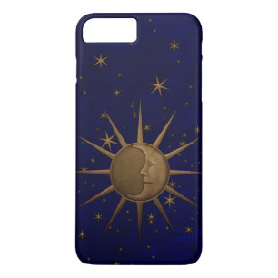 Himmlischer Sun-Mond spielt Himmels-Eklipse die iPhone 8 Plus/7 Plus Hülle