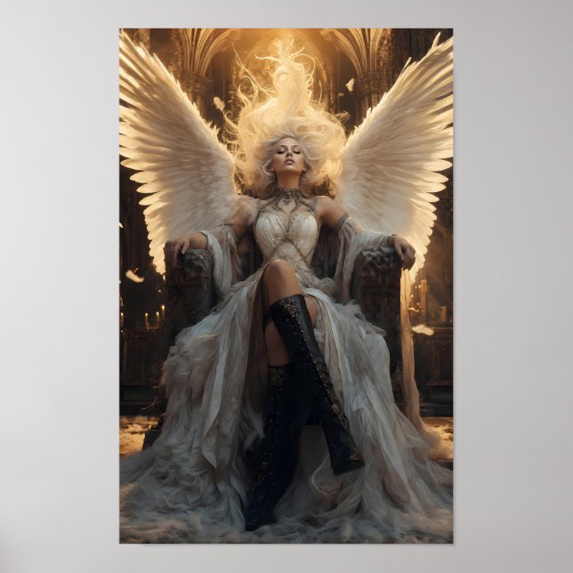 Himmlischer Thron der Gnade und des Feuers Poster (Vorne)