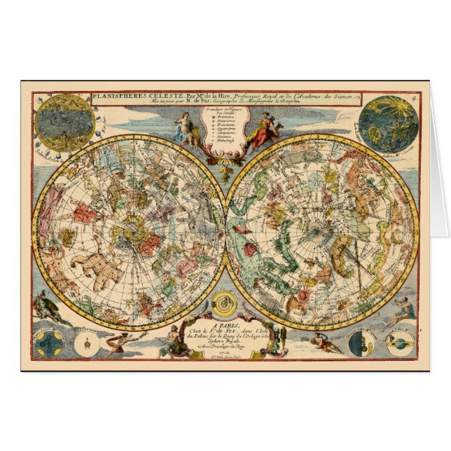 Himmlischer Tierkreis 1705 (Vorderseite (Horizontal))