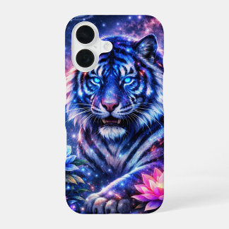 Himmlischer Tiger des Kosmos iPhone 16 Hülle