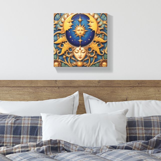 Himmlischer Traum Leinwanddruck (Insitu (Schlafzimmer))