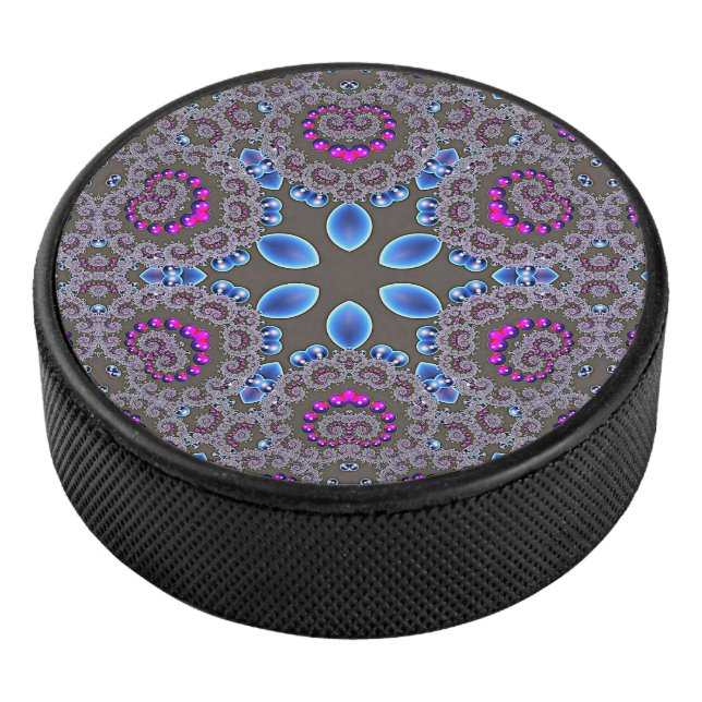 Himmlischer Wirbel Eishockey Puck (3/4)