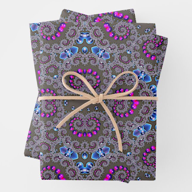 Himmlischer Wirbel Geschenkpapier Set (Beispiel)
