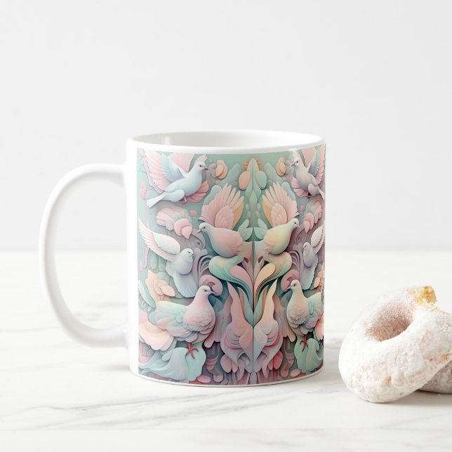 " HIMMLISCHER ZURÜCKGANG " KAFFEETASSE (Mit Donut)