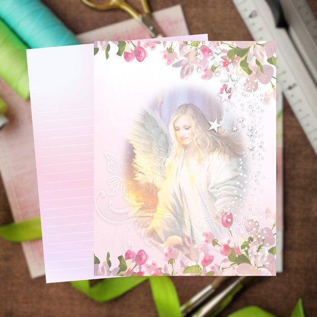 Himmlisches Angel Light Floral Scrapbook (Von Creator hochgeladen)