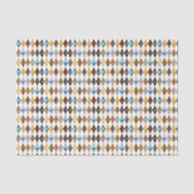 Himmlisches Aquarell-Harlekin-Diamantmuster