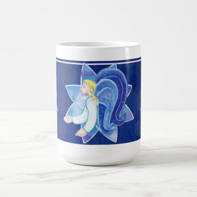 Himmlisches Beings Angel Folk Art GIFT SHOP OFFICE Kaffeetasse (Mittel)